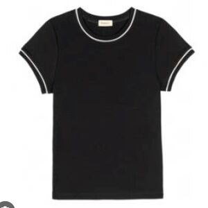 DONNI. Baby Rib Contrast tee
